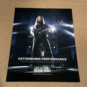 John Petrucci of Dream Theater - Ernie Ball / Music Man - 2016 Print Ad